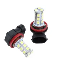 Светодиодная автолампа Cartage, H11, 12 В, 18 SMD-5050, свет белый, набор 2 шт.