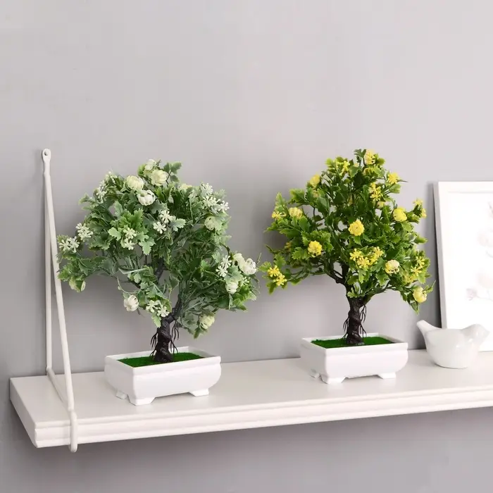 Бонсай искусственный в горшке &laquo;Деревце очарованье&raquo;, 10&times;22 см, МИКС