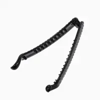 Банан для волос &laquo;Классика чёрный&raquo;, ромбы, 10.5 см, чёрный