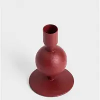 Подсвечник на 1 свечу &laquo;Сливовый&raquo;, с 1 сферой, 7.5&times;7.5&times;11.5 см