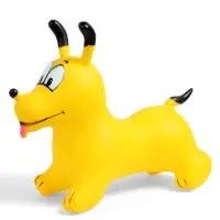 Попрыгун ZABIAKA &laquo;Собачка&raquo;, 56&times;32&times;53 см, жёлтый