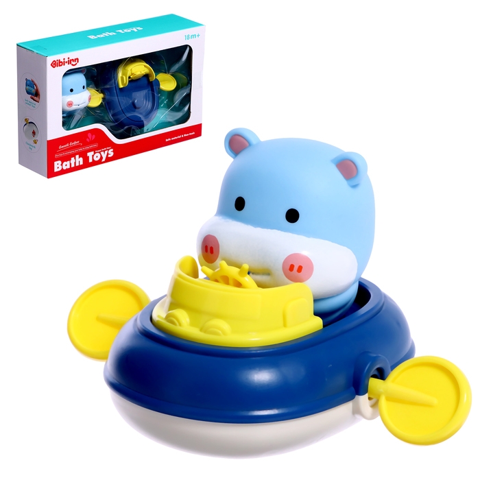 Игрушка для ванны «Лодочка с животными», МИКС Игрушка для ванны «Лодочка с животными», МИКС