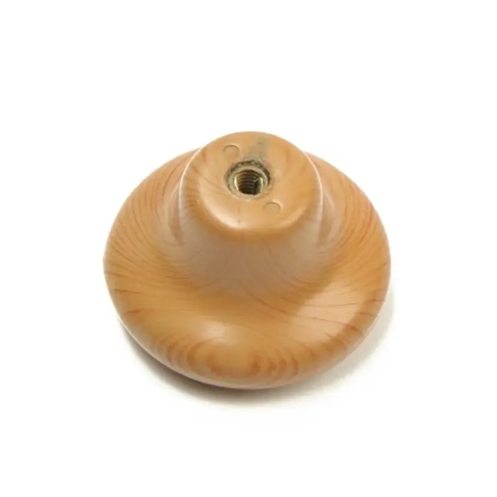 Ручка-кнопка CAPPIO, d=33 мм, пластик, цвет дерево