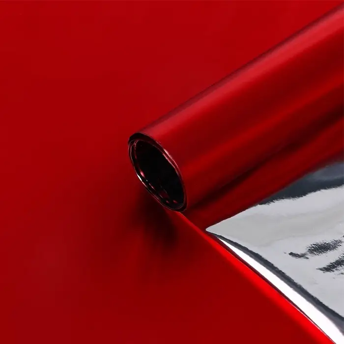 Плёнка упаковочная матовая, 70×100 см, красный