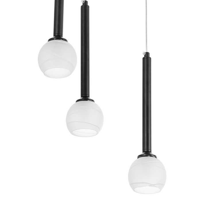 Светильник Светильник "Жозефина" 6х3Вт G4 Чёрный 30х30х180см