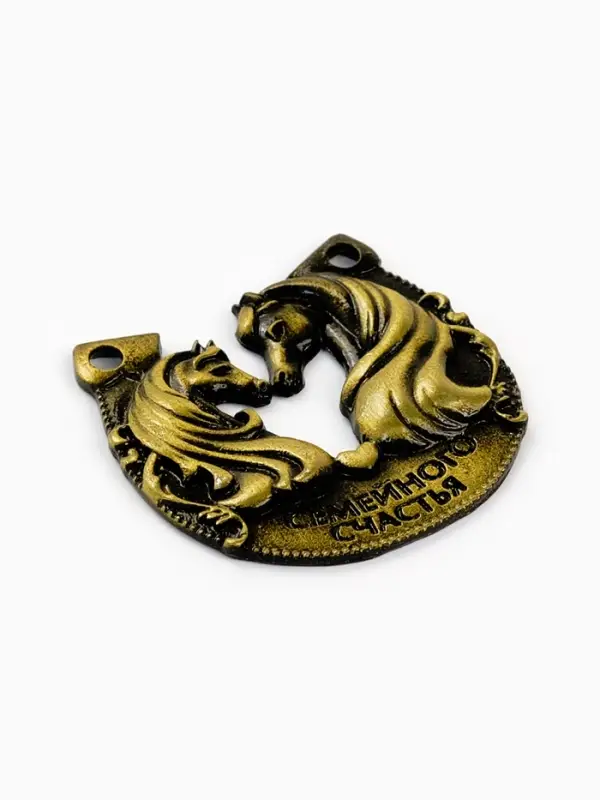 Подкова "Новогодняя", 3.5 см, микс 4 шт.