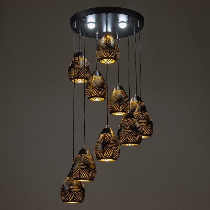 Каскад Каскад "Виерро" 10LED+3LED 79Вт ПДУ черный 40х40х200см BayerLux