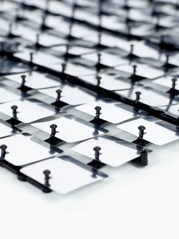 Панель с пайетками для фотозоны 30&times;30 см, серебристый