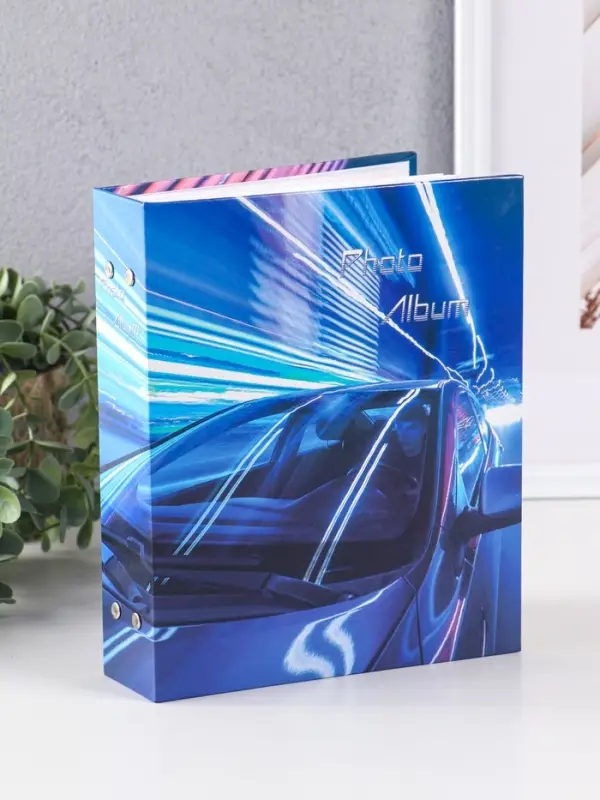 Фотоальбом 200 фото 10X15см, "Авто",ПП карм.