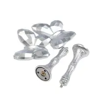 Крючок для штор CAPPIO KS037, цвет серебро, 2 шт Крючок для штор CAPPIO KS037, цвет серебро, 2 шт