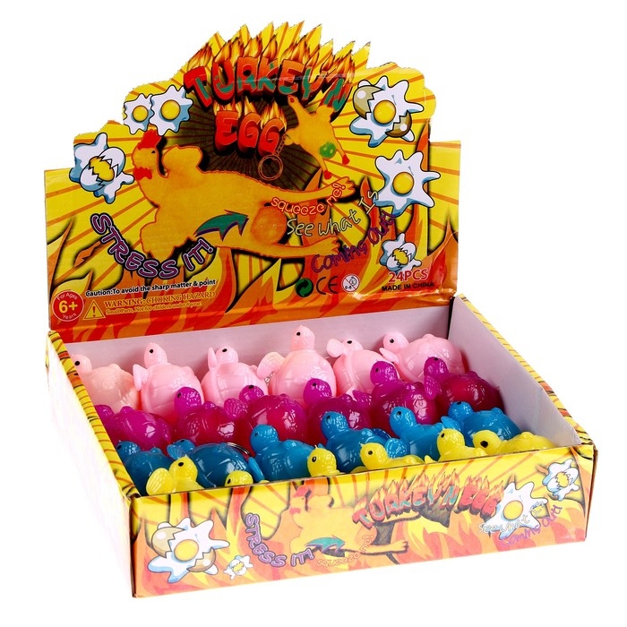 Мялка «Черепашка» на брелоке, цвета МИКС Мялка «Черепашка» на брелоке, цвета МИКС