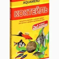 Корм Аква меню &laquo;Коктейль&raquo; для рыб, 15 г
