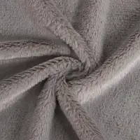 Ткань для рукоделия, мех, светло-серая, лоскут 50&times;50 см