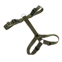 Шлейка для животных тм VETTA, нейлон, хаки/беж, обхват шеи 35-50см, обхват груди 45-55см, размер M