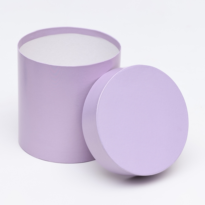 Набор круглых коробок 5в1 Сирень перламутровая Набор круглых коробок 5в1 Сирень перламутровая", 20 × 20 ‒15 × 15 см