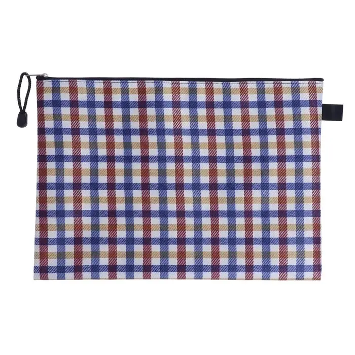 Папка-конверт на молнии Calligrata &laquo;Шотландка&raquo; А4, МИКС