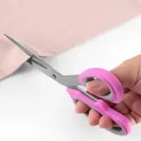 Ножницы портновские, скошенное лезвие, 8", 21 см, МИКС