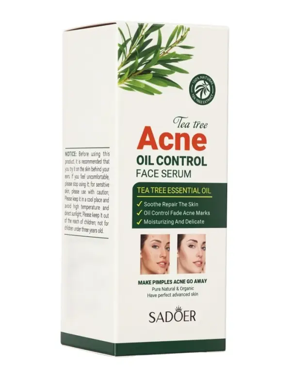 Масло для лица Sadoer с экстрактом чайного дерева,  30 мл
