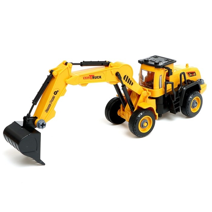 Конструктор винтовой «Экскаватор», инерция, 32 детали Конструктор винтовой «Экскаватор», инерция, 32 детали