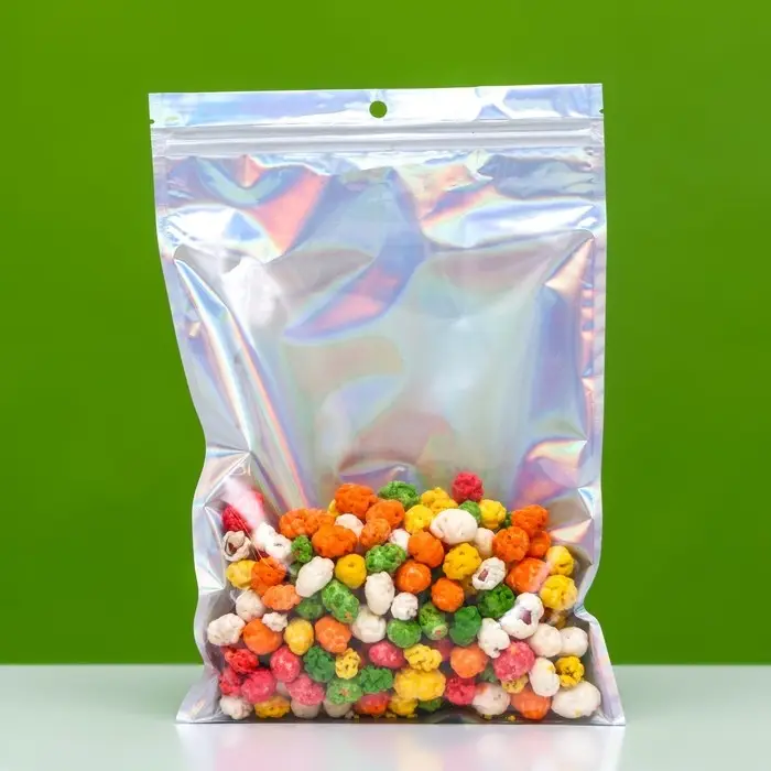 Пакет Zip-lock ПЭТ, иридисцентный, со сплошным окном, плоский, еврослот 20×30 см Пакет Zip-lock ПЭТ, иридисцентный, со сплошным окном, плоский, еврослот 20×30 см