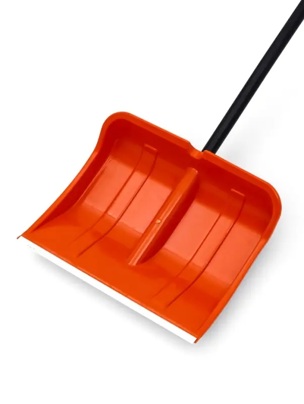 Лопата 500 х 375 мм, пластик, металлический черенок, оцинкованная планка Вьюга №2 Премиум