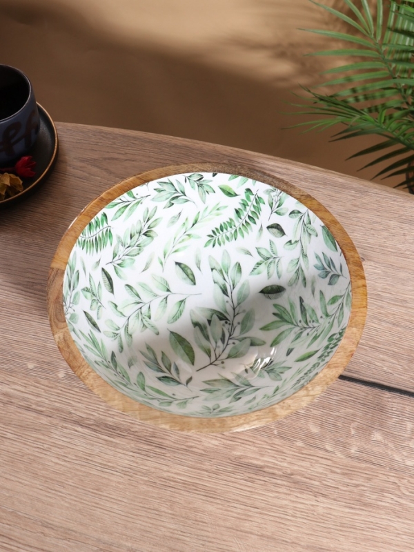 Салатник «Оливковая ветвь», 25×25×10 см, дерево манго Салатник «Оливковая ветвь», 25×25×10 см, дерево манго