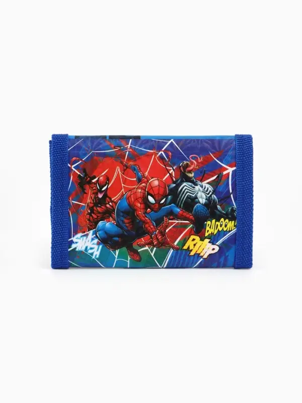 Кошелек детский на липучке &laquo;Супергерой&raquo;, синий 9&times;9&times;1