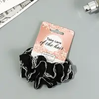 Резинка для волос "Каприс" (набор 2 шт) 7 см, чёрный Резинка для волос "Каприс" (набор 2 шт) 7 см, чёрный