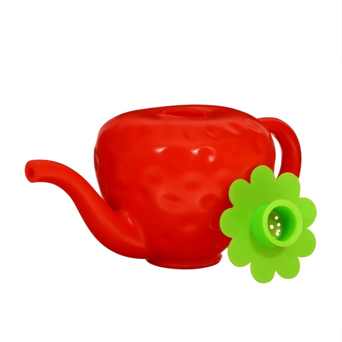 Лейка детская, 0.55 л, без рассеивателя, «Клубника»