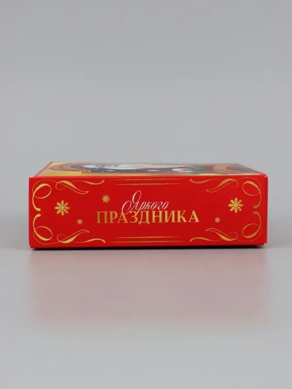Коробка подарочная складная &laquo;Новогодняя елочка&raquo;, 16.5&times;16.5&times;5 см