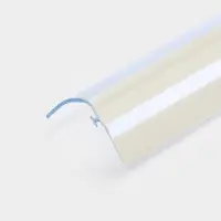 Ограничитель передний пластиковый с Т-профилем, самоклеящаяся основа, 1000&times;32&times;30 мм, прозрачный