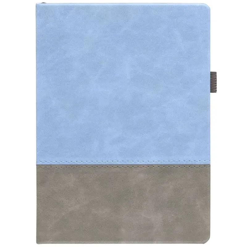 Ежедневник Horizon, недатированный, серый с голубым