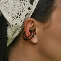 Серьги каффы «Леопард» набор 3 шт, цветные