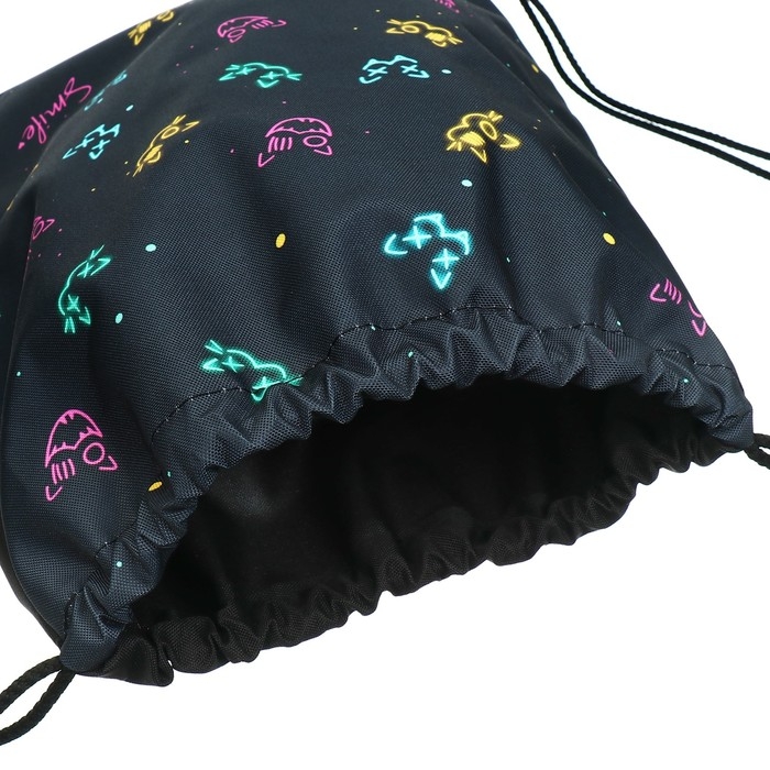 Мешок для обуви 435 х 360 мм, Stavia (плотность 600D с водоотталкивающей ПУ-пропиткой) "Неон"