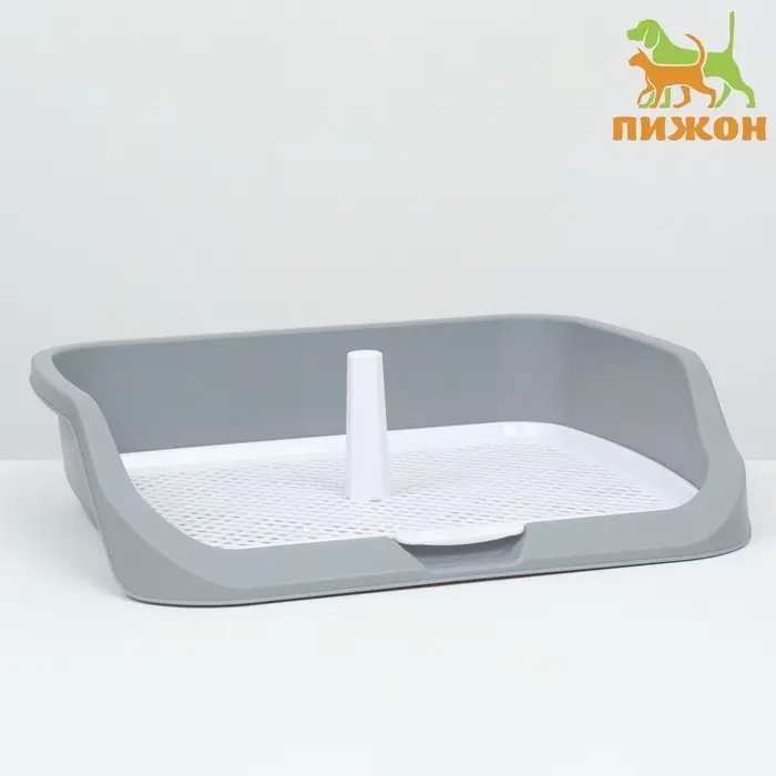 Туалет открытый 53&times;45&times;13 см, серый