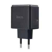 Переходник сетевого зарядного устройства на Type-C PD65W C159A  HOCO черное