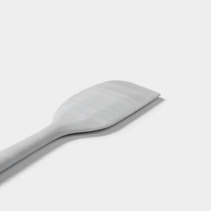 Лопатка Доляна &laquo;Мрамор&raquo;, силикон, 21.5 см, серая