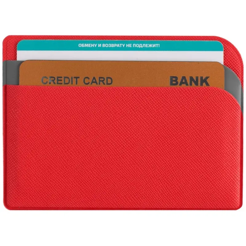 Чехол для карточек Dual, красный Чехол для карточек Dual, красный