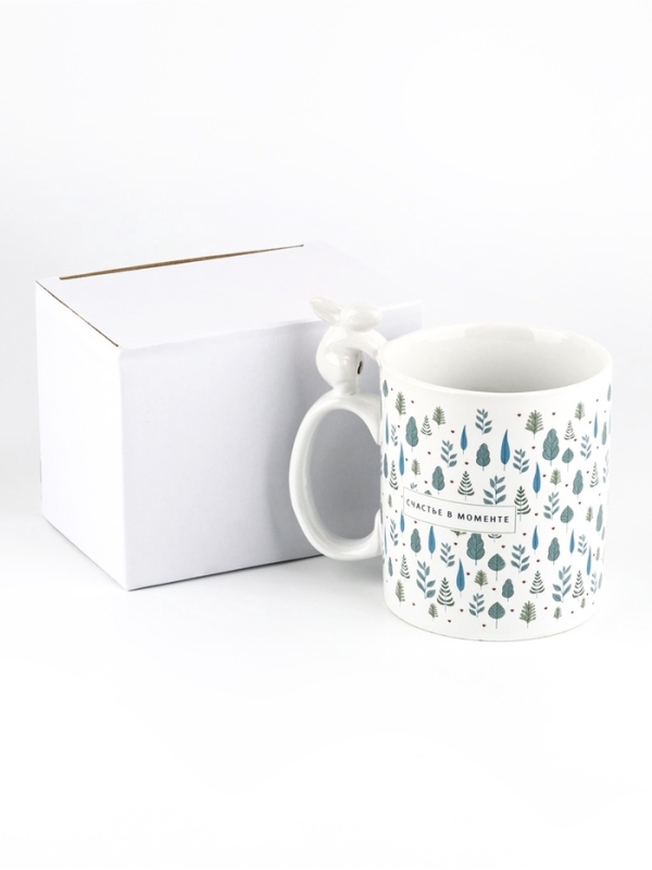 Кружка керамическая Дорого внимание «Счастье в моменте», 400 мл Кружка керамическая Дорого внимание «Счастье в моменте», 400 мл
