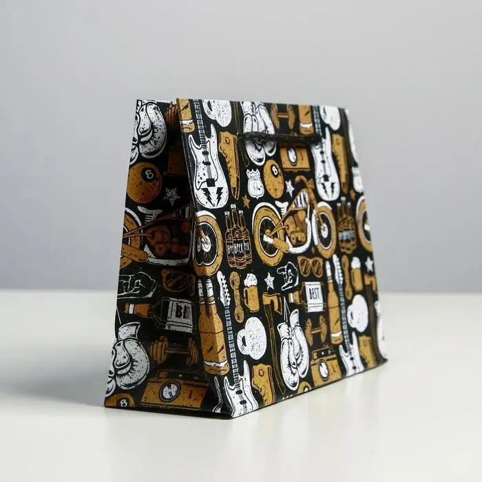 Пакет подарочный ламинированный, упаковка, «For the best man», S 15 х 12 х 5.5 см Пакет подарочный ламинированный, упаковка, «For the best man», S 15 х 12 х 5.5 см