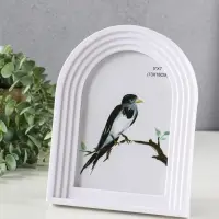 Фоторамка пластик 13х18 см "Арка" белая 21,5х17х1,8 см Фоторамка пластик 13х18 см "Арка" белая 21,5х17х1,8 см