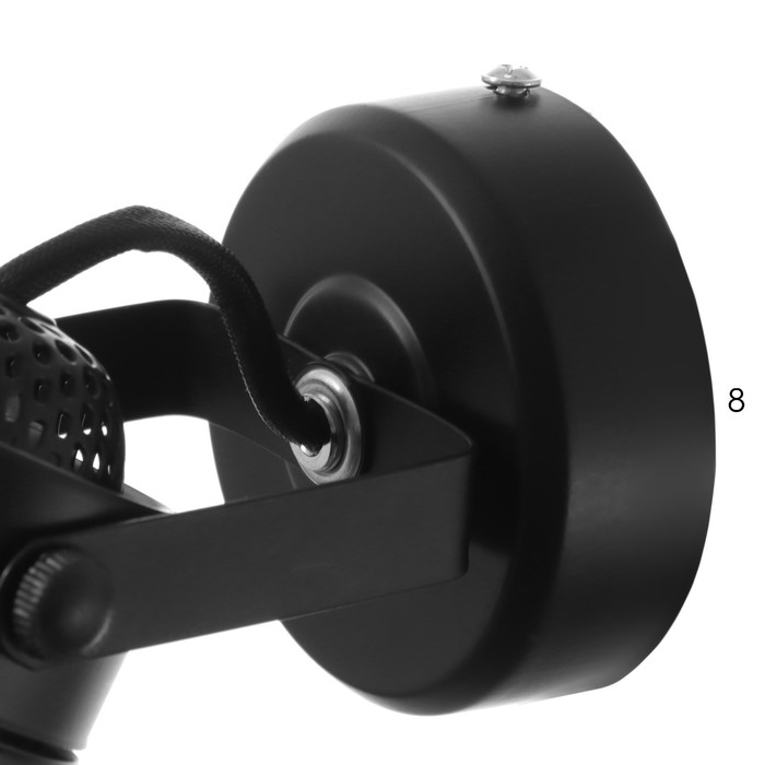 Спот Спот "Мини" GU10 черный 8х8х14,5см