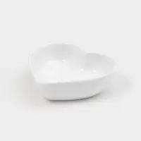 Соусник Доляна &laquo;Сердце&raquo;, 50 мл, 8&times;7.3 см, керамика, белый