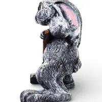 Садовая Фигура 35 х 30 х 18 см полистоун Заяц с лопатой