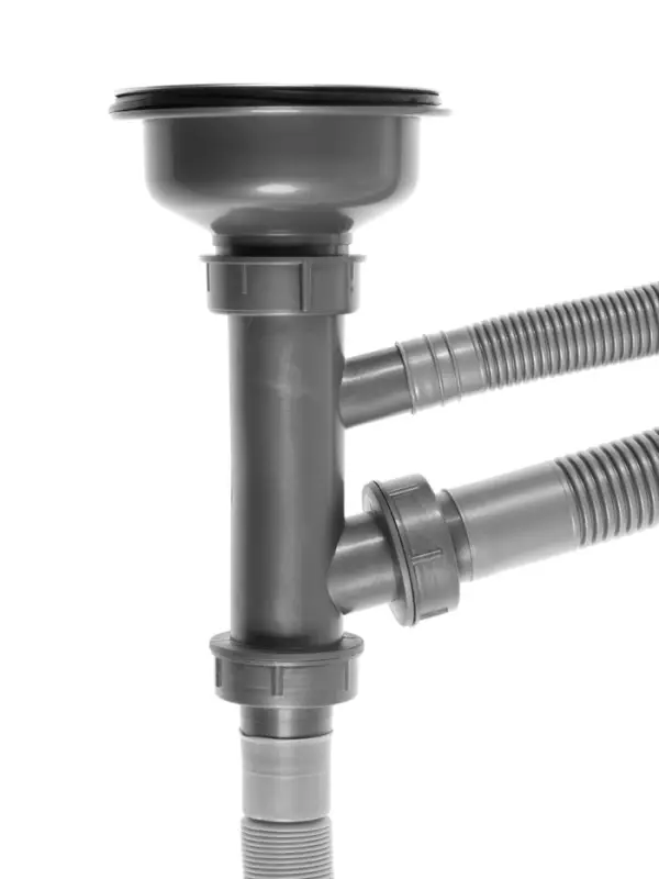 Мойка кухонная ZEIN, накладная, двойная, 0.6 мм, 80&times;48&times;15 см, 3 1/2&rsquo;&rsquo;, с сифоном