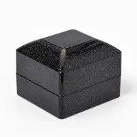 Футляр с подсветкой для кольца &laquo;Романтика&raquo;, 5.8&times;6.3&times;5 см, чёрный