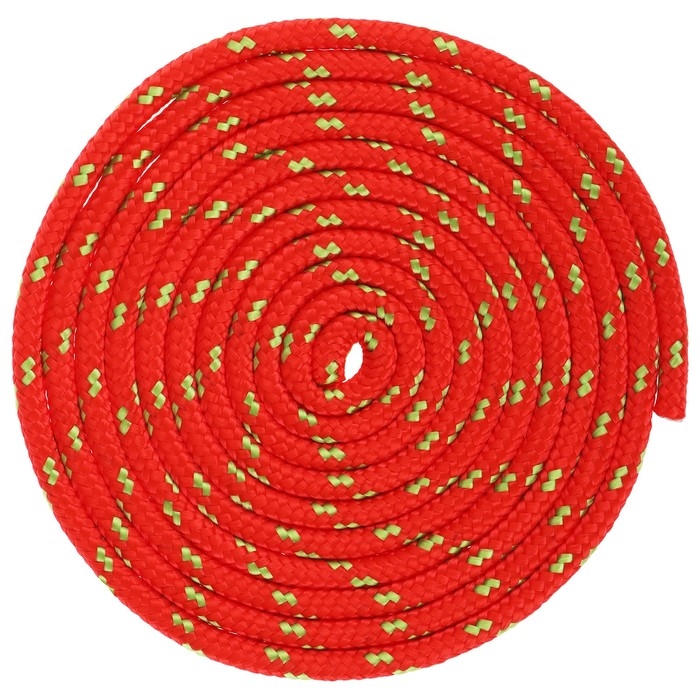 Скакалка для художественной гимнастики Grace Dance, 3 м, цвет красный/салатовый