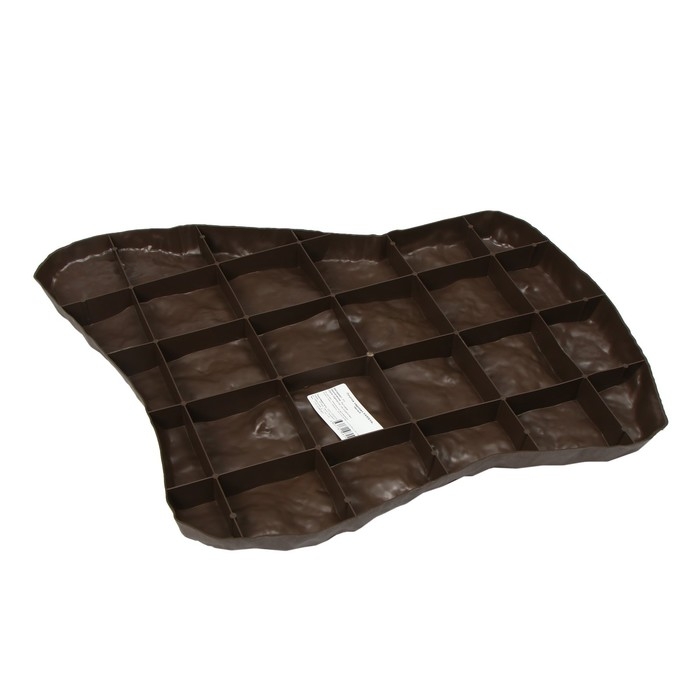 Модульное покрытие, 55 × 42 см, пластик, коричневый, «Камень № 1», 1 шт. Модульное покрытие, 55 × 42 см, пластик, коричневый, «Камень № 1», 1 шт.