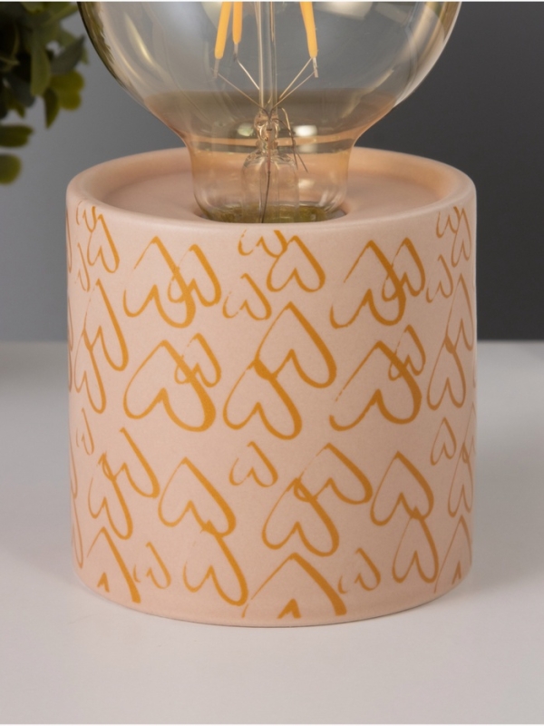 Светильник Светильник "Цилиндр" малые сердца LED 2хАА 8,5х8,5х17см