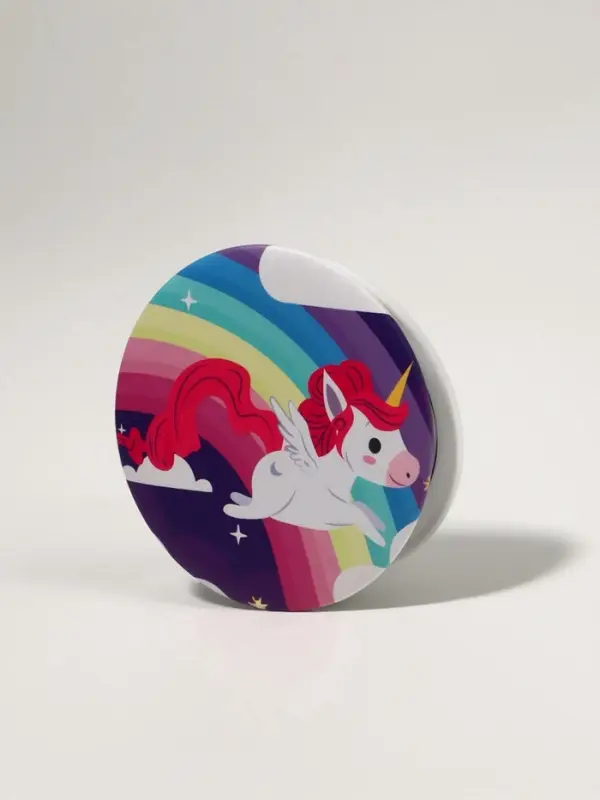 Зеркало складное &laquo;Единороги&raquo;, d=7 см, рисунок МИКС